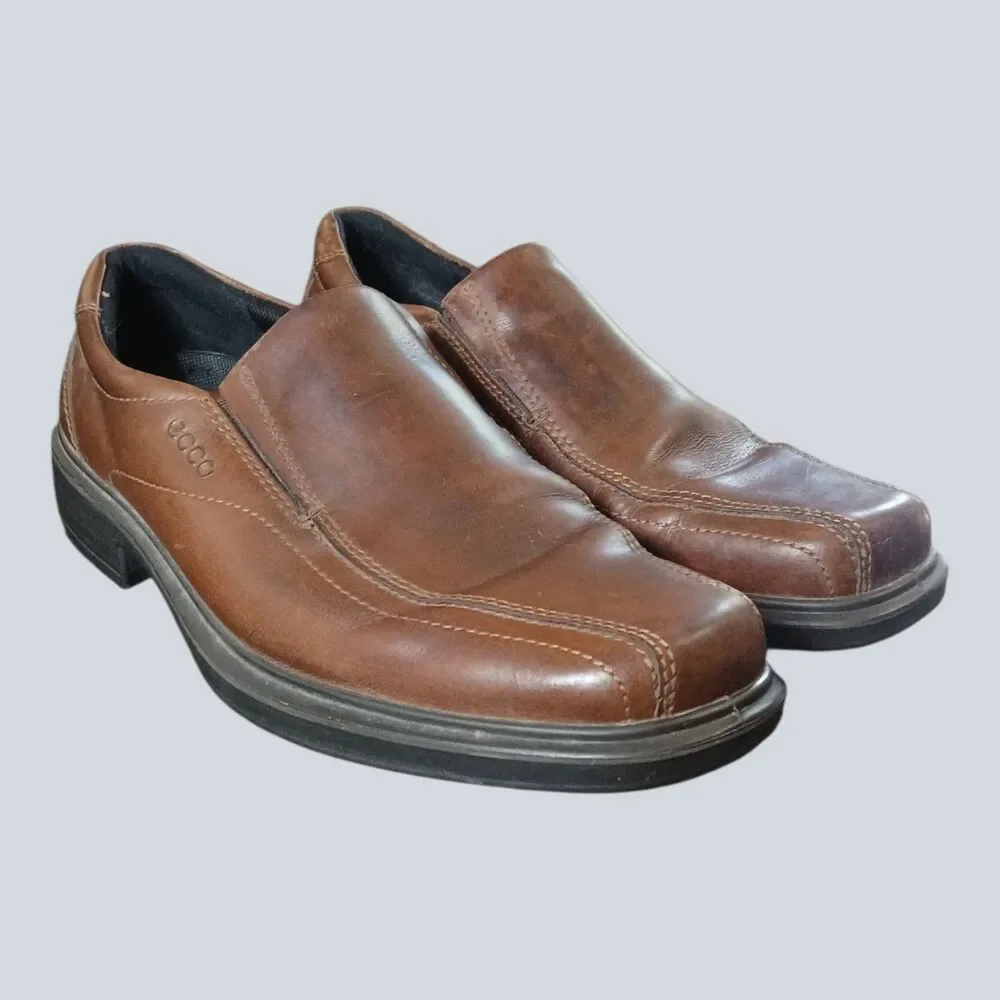 Ecco Men's Helsinki Comfort Loafers Brown Size 43 EU (9 US)